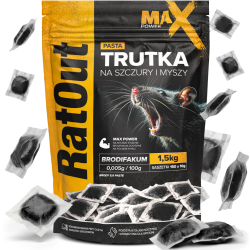 RatOut Brodifacoum-Paste (schwarz) Max Power 1,5kg